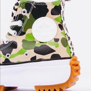 CONVERSE RUN STAR HIKE HIGH 'ARCHIVE PRINT CAMO' CANDIED GINGER/PIQUANT GREEN